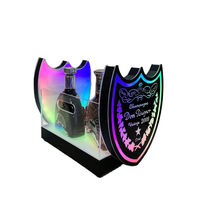 Custom Bar RGB Led Champagne Ice Bucket Drinks Beer Container Light Up Ice Bucket for Night Club