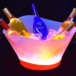 Superb Chilling Beer Wine Container Can Cooler Large Capacity Drink Beer Beverage Ice Bucket Led Ice Bucket