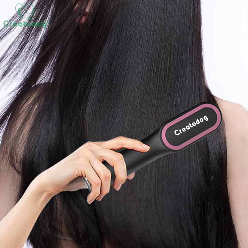 New Product Ideas 2022 Multi-Function Beauty Personal Portable Fast Hair Curling Iron Comb Hair Straightener Brush