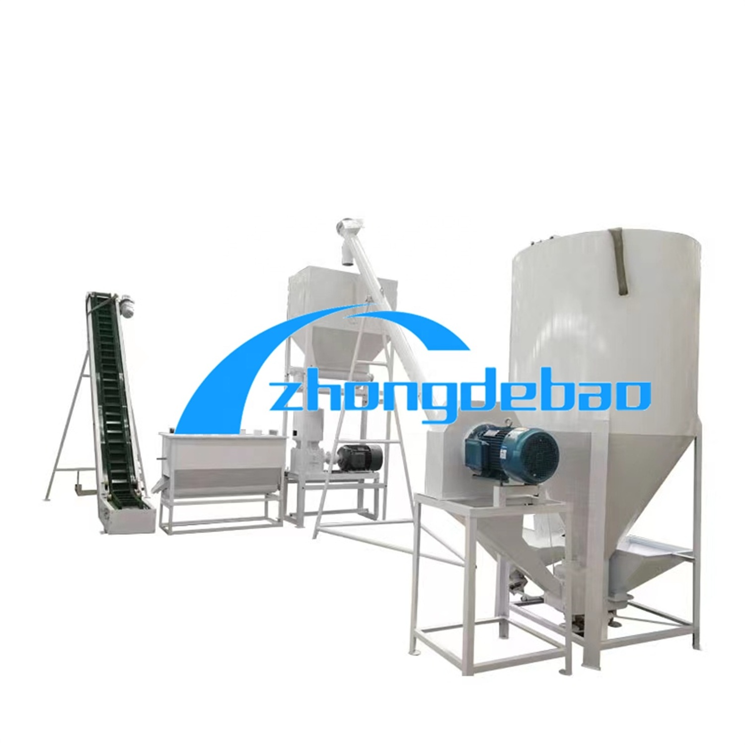 Animals poultry feed pellet making line pellet machine equipment with good price