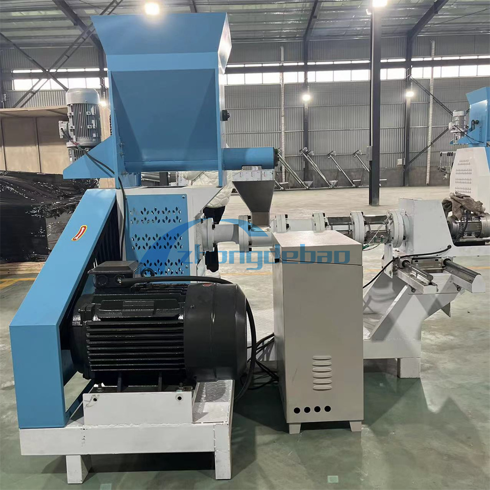 Automatic chunks extruder twin screw extruder for soya protein meat soya mince machine