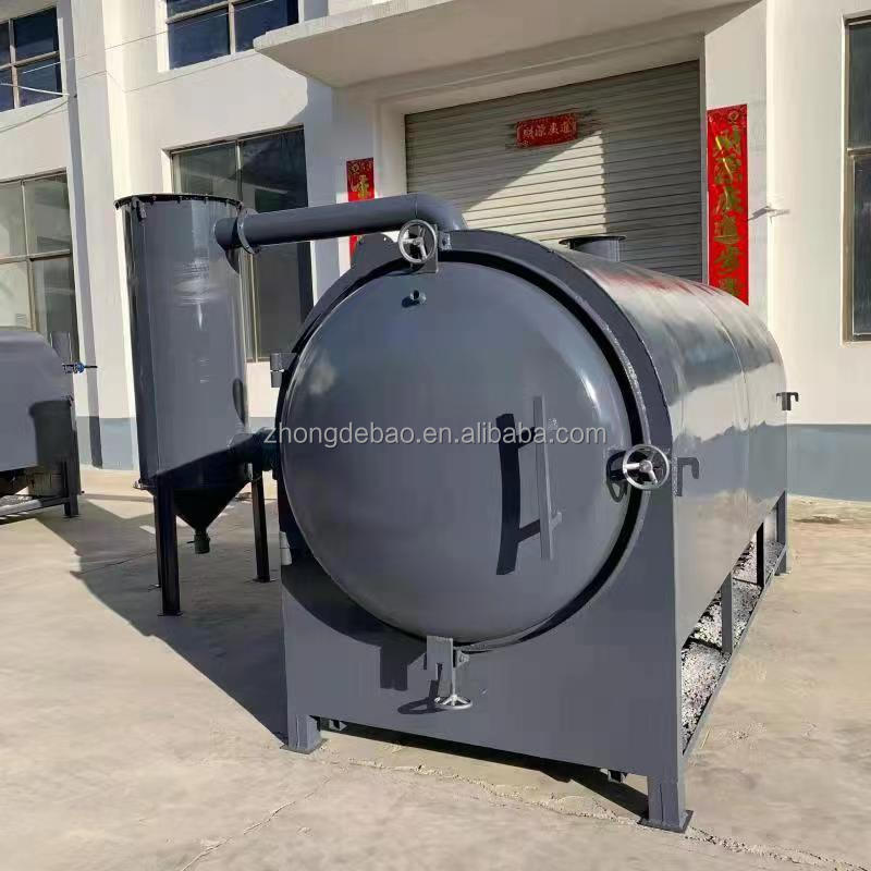 Good price horizontal continuous coconut shell wood coal sawdust carbonization furnace charcoal kiln making machine