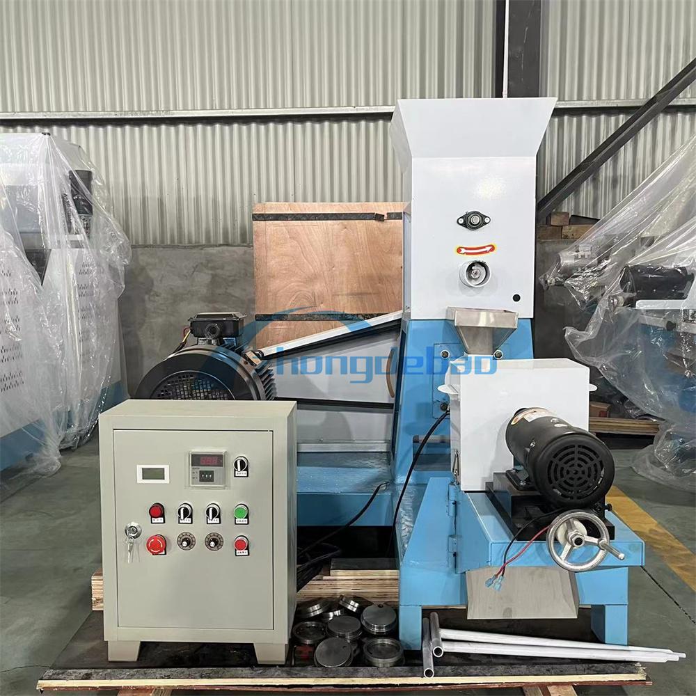 Manufacture Plant 250kg/H Shrimp Feed Float Mini Extruder Aqua Pet Trout Fish Food Process Make Machine