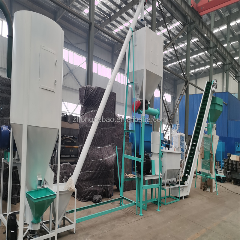 Animal Feed Granulator Production Line Poultry Feed Pellet Manufacturing Equipment Of Animal Feed