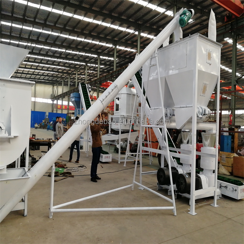 Animal Feed Granulator Production Line Poultry Feed Pellet Manufacturing Equipment Of Animal Feed