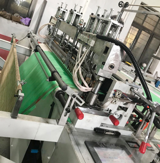 Six Line Plastic Fruit Bag Making Machine Fully Automatic Plastic Bags Clipping Machine