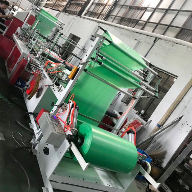 Six Line Plastic Fruit Bag Making Machine Fully Automatic Plastic Bags Clipping Machine