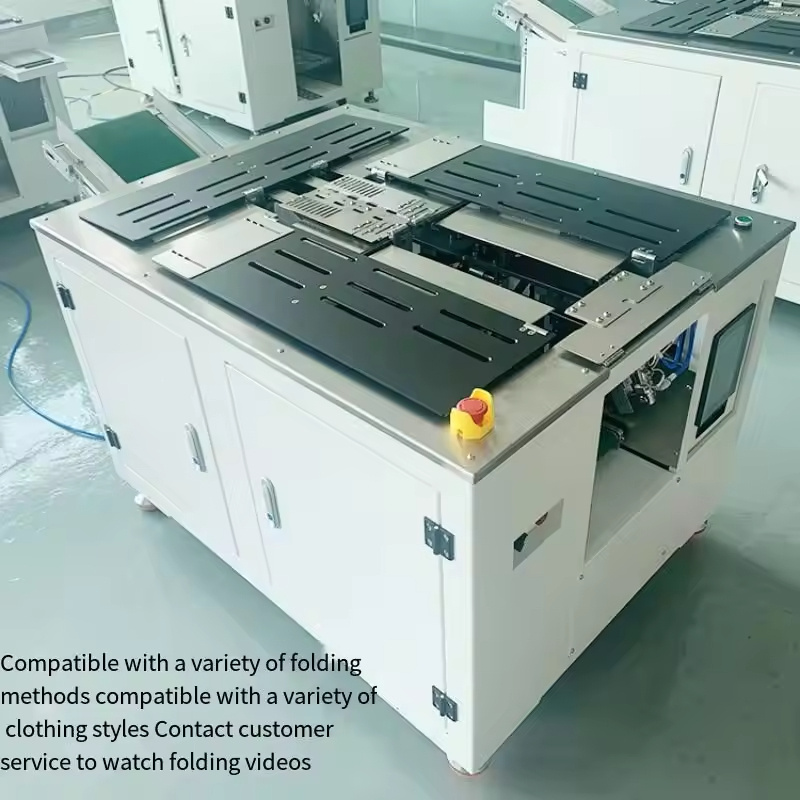 Automatic Towel T T-Shirts Folding And Packing Machine  Ironing Thin Sports Clothes Sleeves Shirts Folding Machine