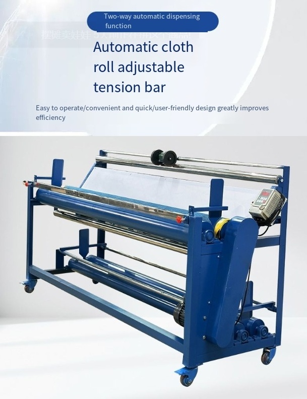 Fabric Rewinding Cloth Rolling Textile Length Counting Counting Machine