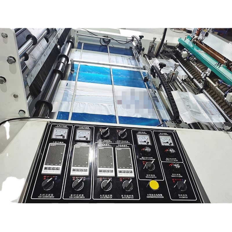 Six Line Plastic Fruit Bag Making Machine Fully Automatic Plastic Bags Clipping Machine