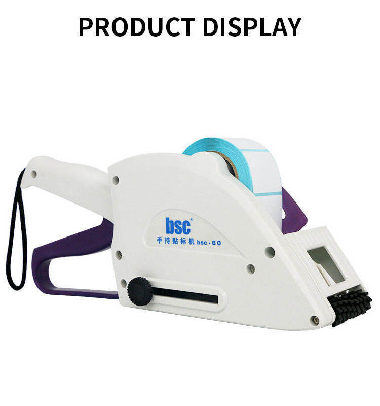 Supermarket Handheld Label Applicator Manual Labeling Dispenser Machine