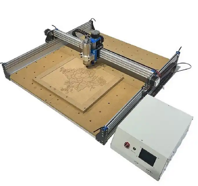 DIY 3 Axis Cnc 8080 Wood Router Engraver Milling Machine With 800w Spindle For Arts Crafts Big Area 80*80cm Milling Cutting