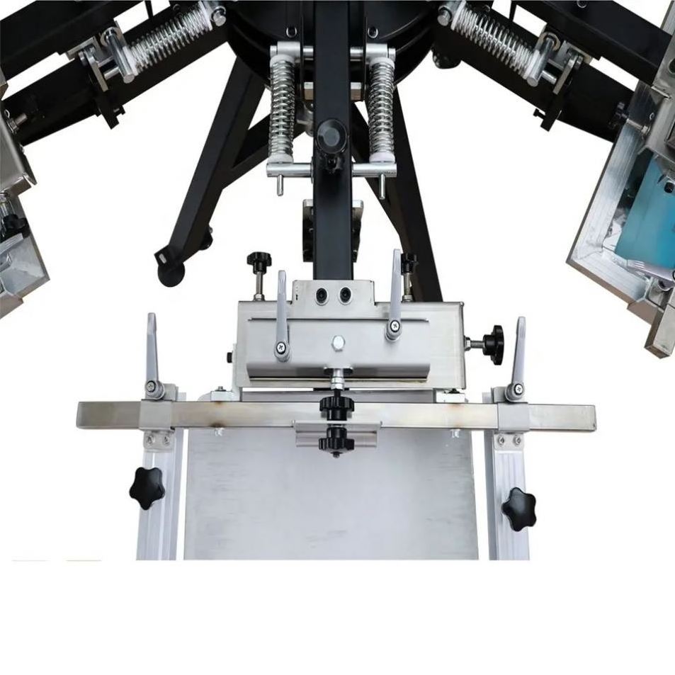 8-Color 8-Station Exposure Fabric Carousel Tray Screen Printing Machine DIY Printing Equipment Offset Printing Machine