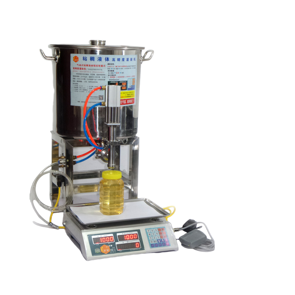 Single Head Semi Automatic Beverage Honey Shampoo Cosmetic Plastic Water Bottle liquid Paste Packing And Filling Machine