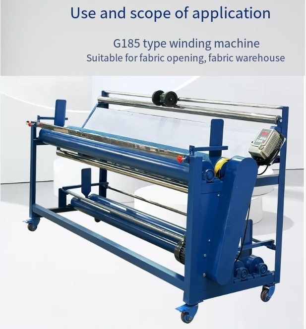 Fabric Rewinding Cloth Rolling Textile Length Counting Counting Machine