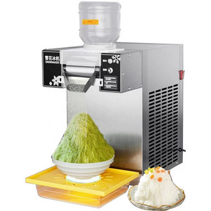 1200W Water Cooling Auto Bingsu Machine Korean Flake Snow Ice Shaver Machine for Coffee Ice-cream