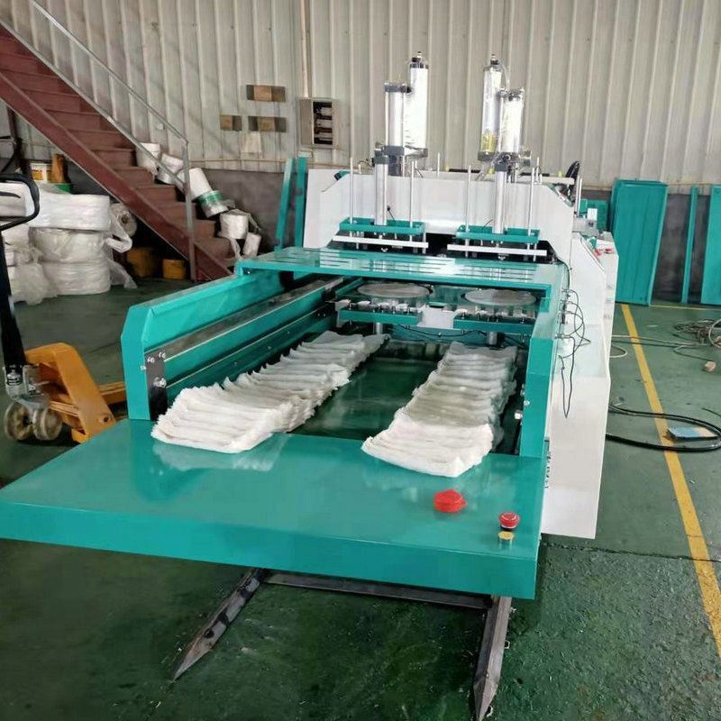 Six Line Plastic Fruit Bag Making Machine Fully Automatic Plastic Bags Clipping Machine