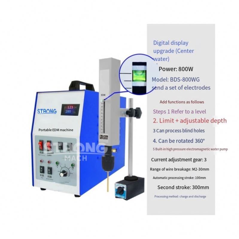 Bd-800 Ag Small Edm Erosion Machine Broken Wire Portable Broken Bolt Small Hole Edm Forming Drilling Machine