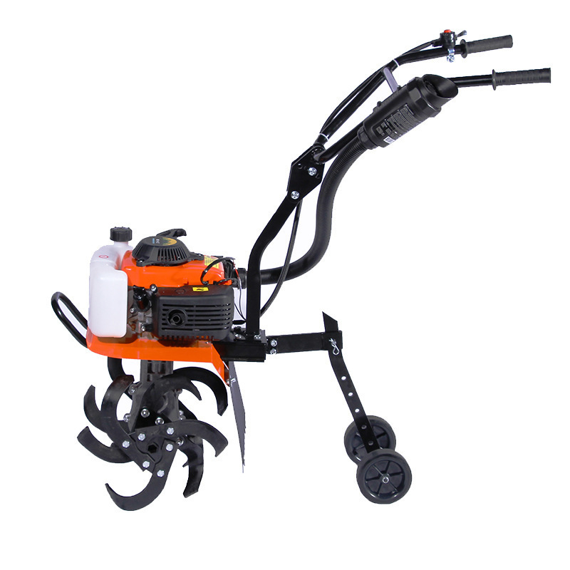 Agricultural Small Multi-functional Gasoline Hand-held Cultivated Land Loosening Machine Rotary Tiller Micro-tiller