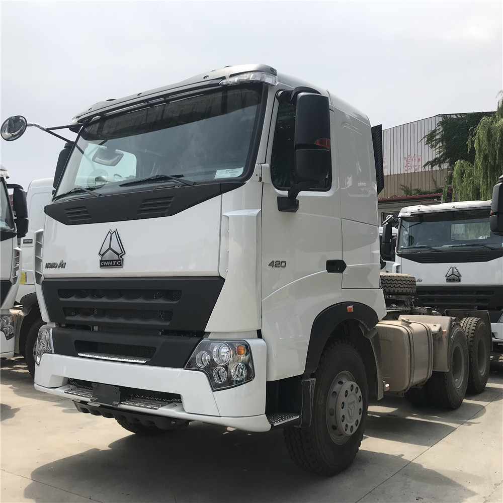 howo sinotruk A7 420 tractor truck 10 wheels 6*4 A7 tractor truck with semi trailer ready to ship new truck in stock