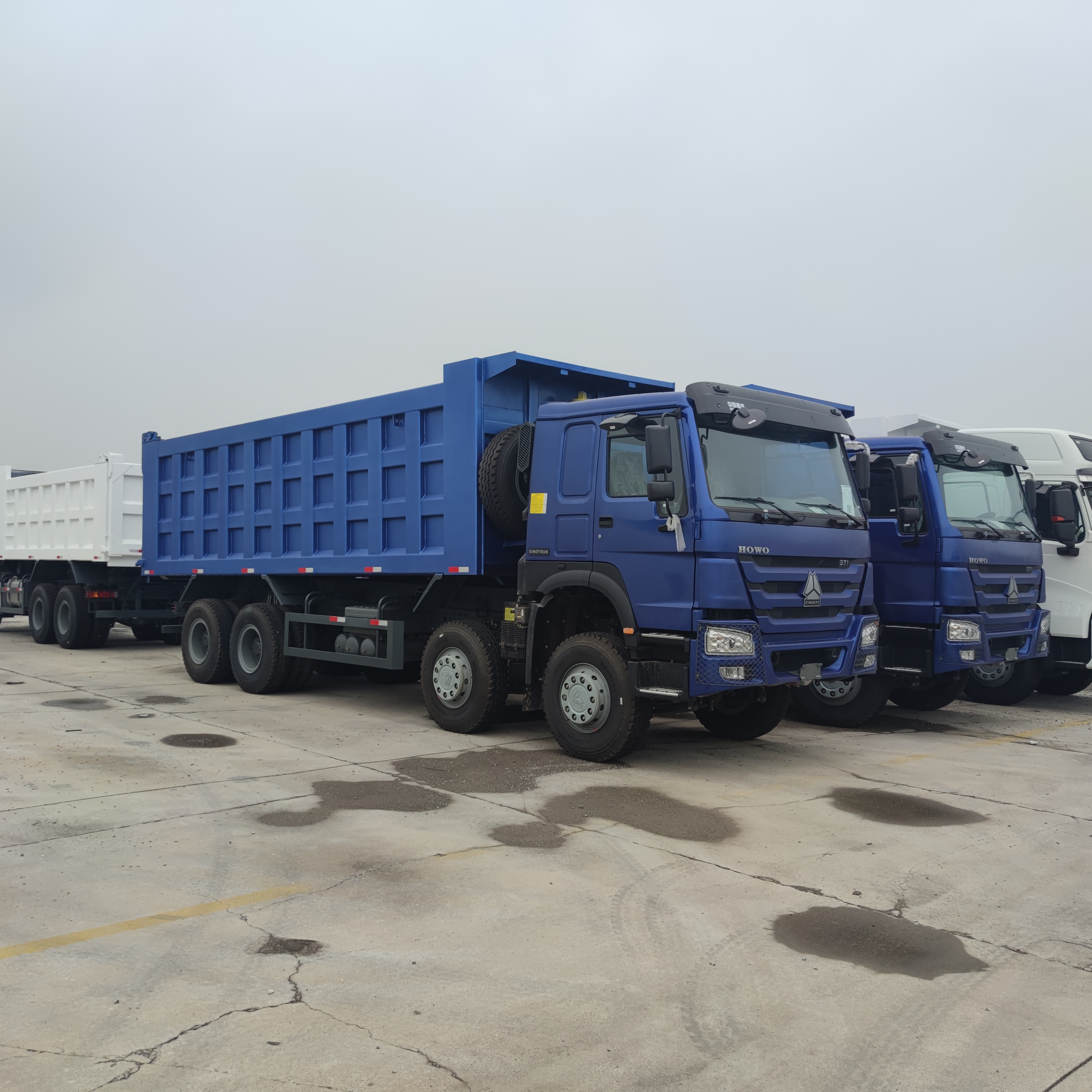 Cheap price 8X4 New Dump Truck   hot Sale in Africa Diesel 50 tons howo dump truck  12 wheels 7800mm ZZ3317N3867