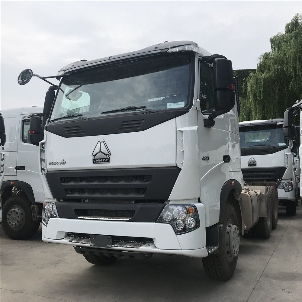 howo sinotruk A7 420 tractor truck 10 wheels 6*4 A7 tractor truck with semi trailer ready to ship new truck in stock