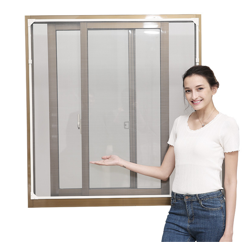 New design Adjustable DIY Magnetic window and door screen / Fiberglass Magnetic Fly Screen