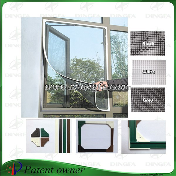 Window Screens Type and Stainless Steel Screen Netting Material Magnetic mosquito window screen