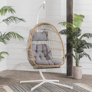 Wicker furniture hanging swing chair egg outdoor hanging chairs hanging patio chairs