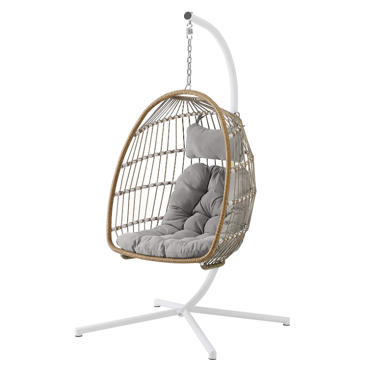 Wicker furniture hanging swing chair egg outdoor hanging chairs hanging patio chairs