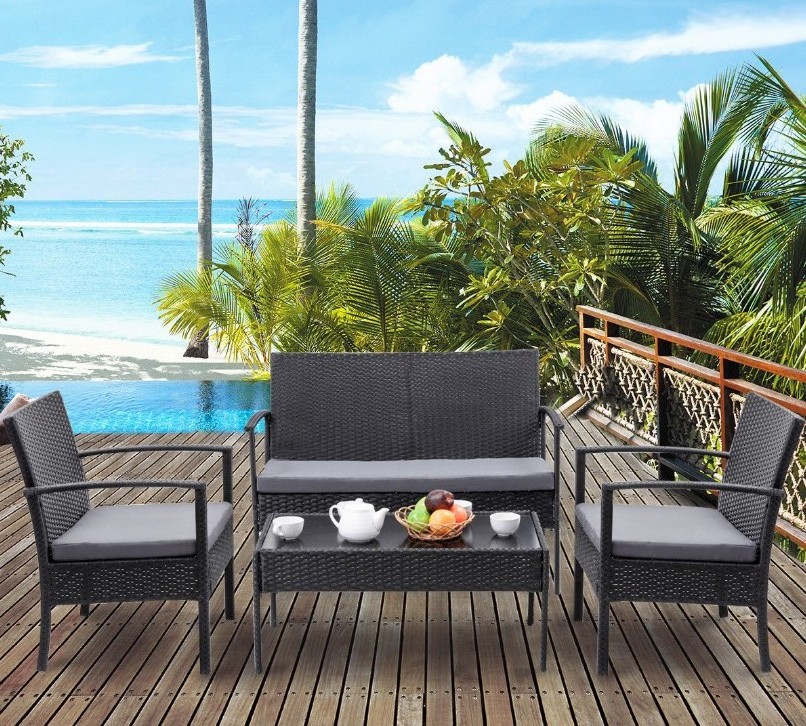 outdoor furniture patio garden  sets leisure PE rattan furniture