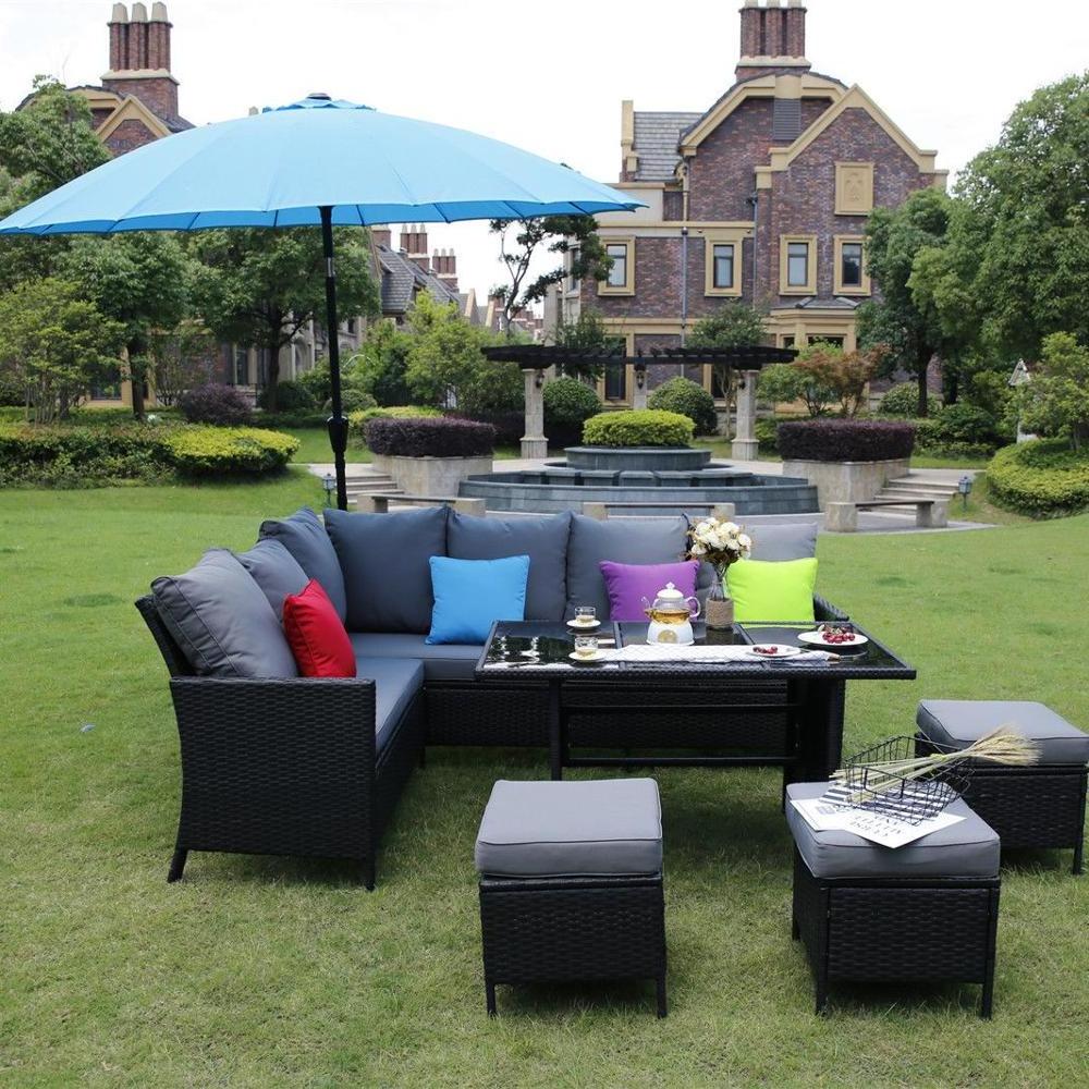 Garden Furniture Modern Patio Furniture All Weather Classic Rattan Furniture