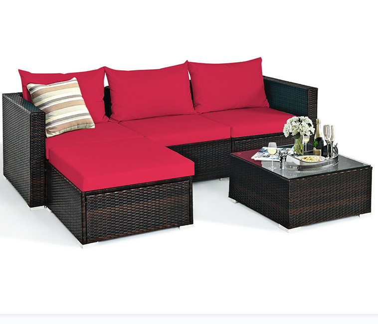 Outdoor Wicker Sofa Set Garden Sofa Sets Rattan Furniture Patio Furniture