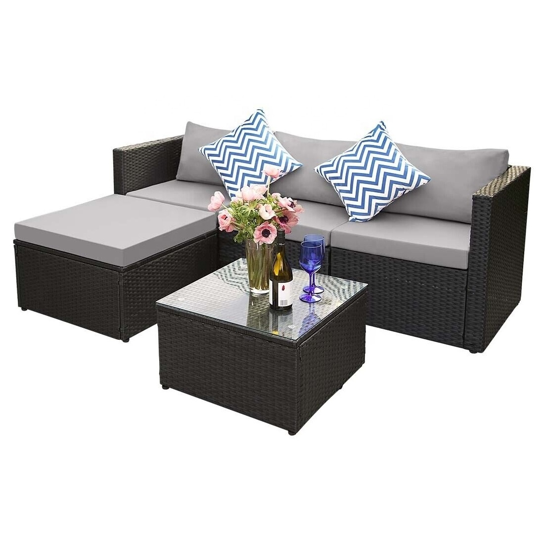 Patio outdoor furniture sets modern rattan garden outdoor furniture