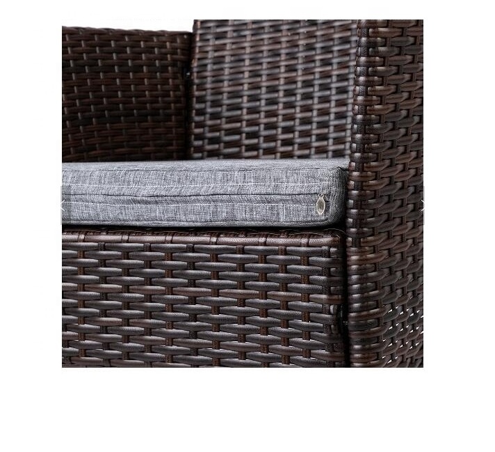 Outdoor Garden Furniture 3 Pieces Set PE Rattan Patio Porch Furniture Shandong Province Manufacturer