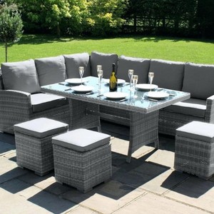 Outdoor Patio Sectional Furniture Sets Comfortable PE  Rattan  garden furniture