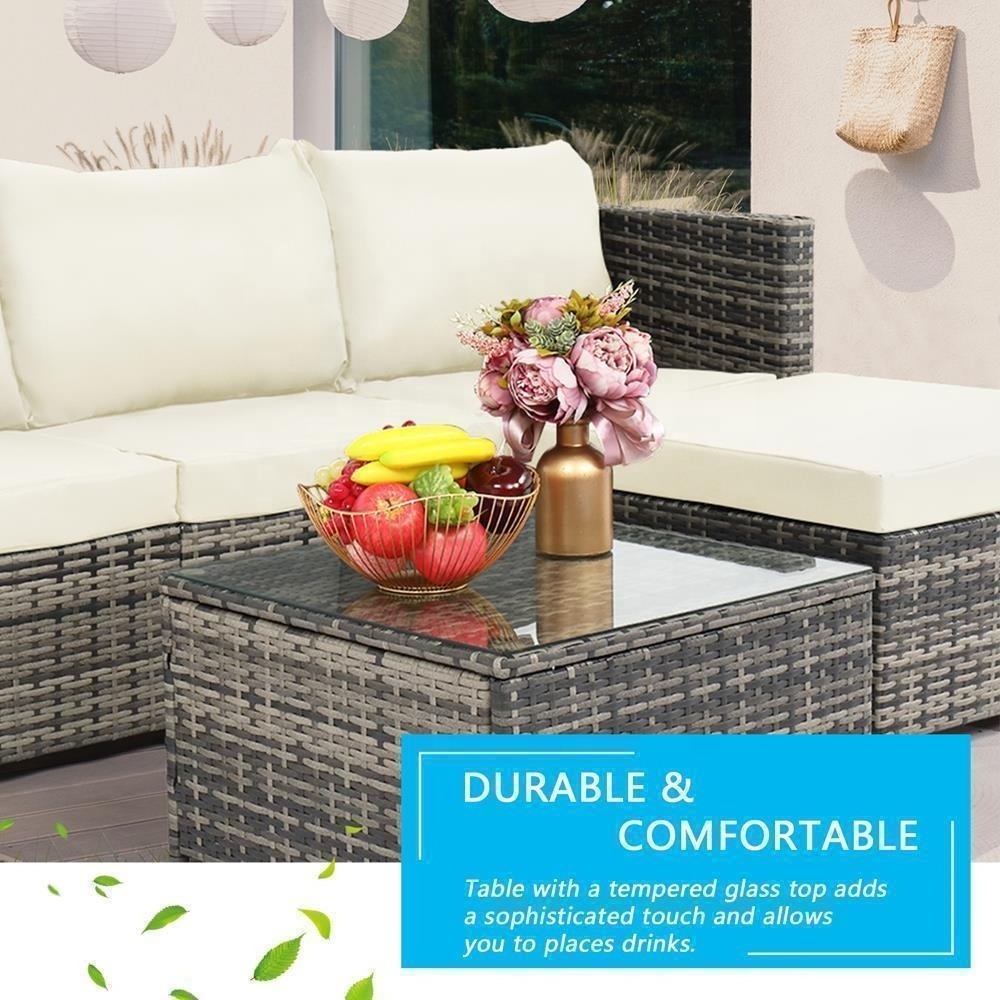 Patio outdoor furniture sets modern rattan garden outdoor furniture