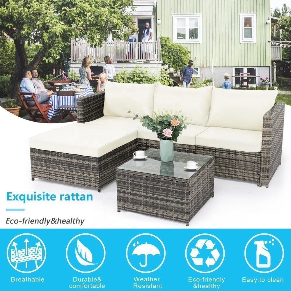 Patio outdoor furniture sets modern rattan garden outdoor furniture