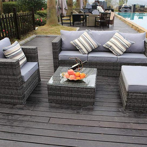 Shangqiu hot selling patio wicker outdoor furniture ratan sofa chairs rattan strips garden furniture for porch