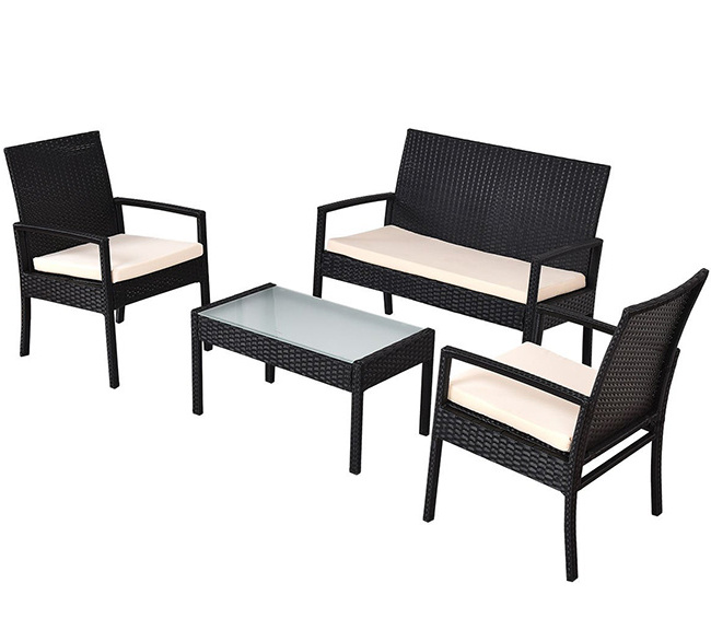 outdoor furniture patio garden  sets leisure PE rattan furniture