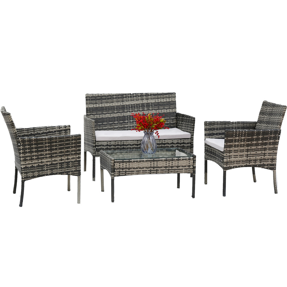 High quality Henan handweaving rattan furniture wicker living room garden pool yard furniture outdoor