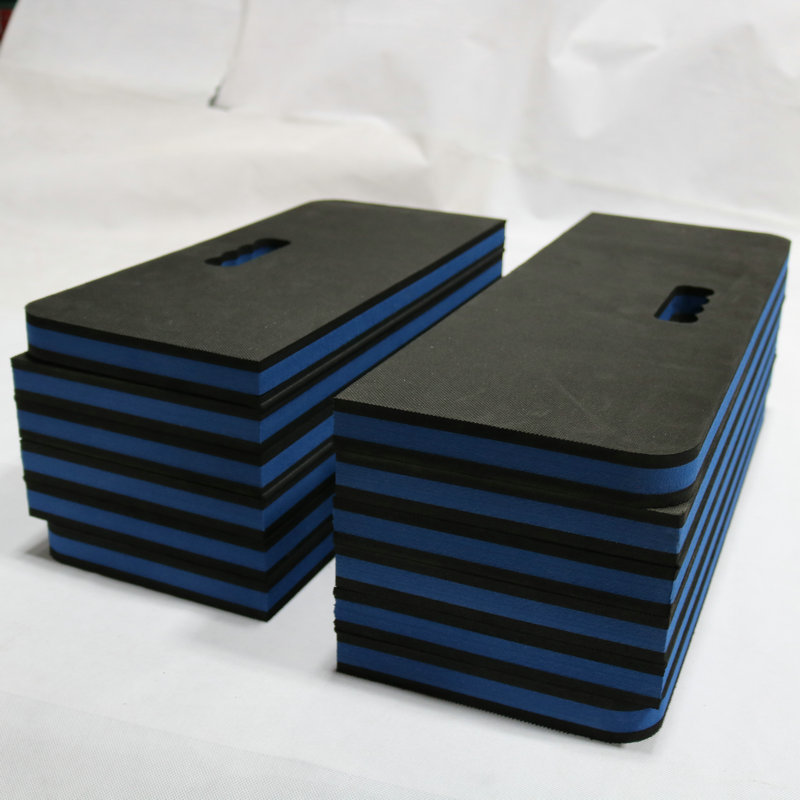 High density extra large thick eva foam kneeling pad for protection EVA embossed moisture-proof knee pad