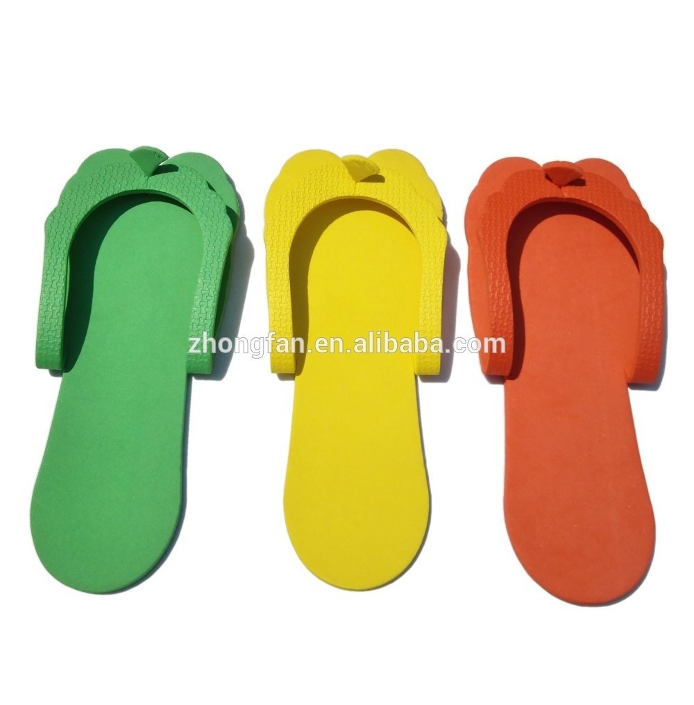 All Kinds Of Colors Disposable Pedicure Flip Flop Eva Slippers Foam Slippers