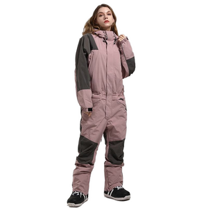 Custom High Quality snowboard clothing Women Skiing Snow Wear Men One Piece Jumpsuit Ski Suit