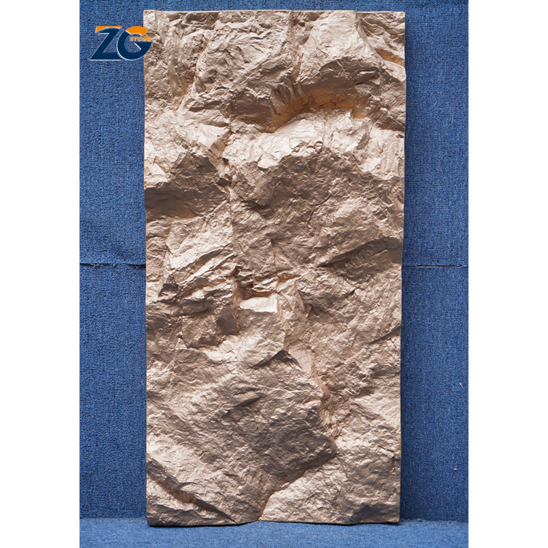 ZGSTONE Pu Mushroom Stone Big Slab Artificial Stone Outdoor Indoor Decorative Stone Wall Panel Background Wall Board Cladding