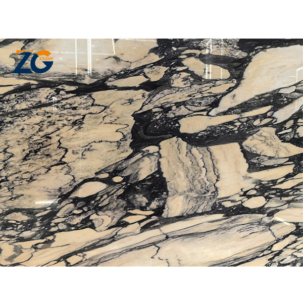 ZGSTONE Natur StoneItalian Arabescato Golden Marble Slab Tiles Top Grade Slabs Living Room Ceramic Marble Floor Tiles Stair