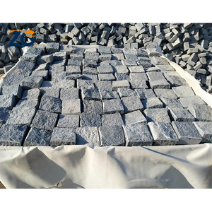 ZGSTONE High Quality Outdoor Patio Natural Slate Cube Brick Pattern Flamed Surface Split Edge Paving Pavers Stone Cobblestone