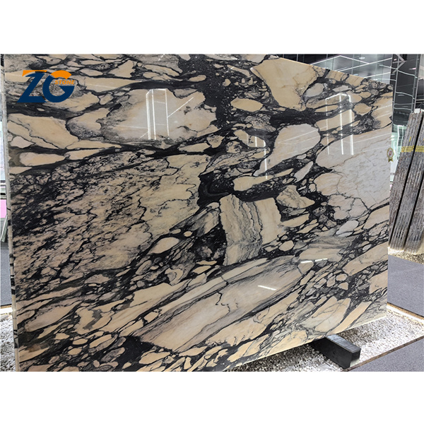 ZGSTONE Natur StoneItalian Arabescato Golden Marble Slab Tiles Top Grade Slabs Living Room Ceramic Marble Floor Tiles Stair