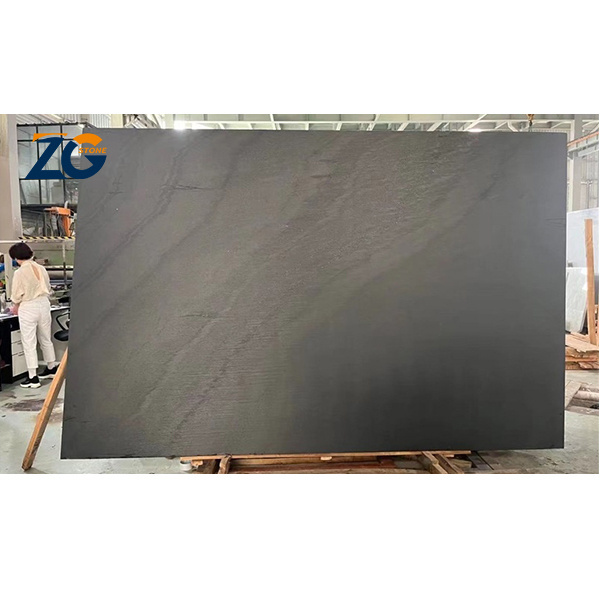 ZGSTONE Quarry Granit China Standard Size Shangxi Black Granite Slabs For Tombstone Headstone Gravestone Wall Flooring Tiles