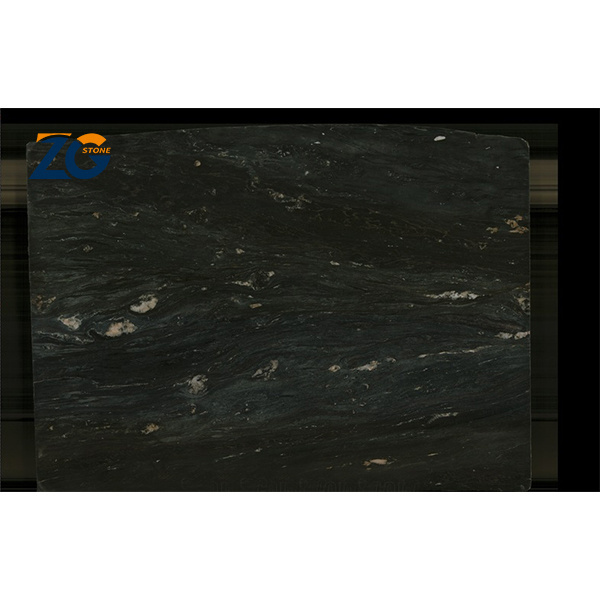 ZGSTONE Wholesale Price Natural StoneBrazilian Black Cosmic Granite Tiles Slab For Kitchen Island Countertop Cabinet Bar